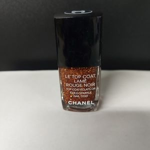 Chanel Nail polish Le Top Coat Gold sparkle color